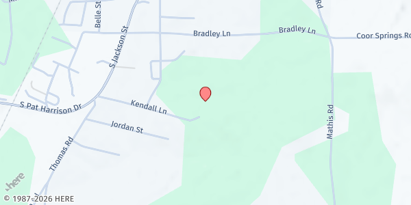 Map showing Bethesda United Methodist Church at 4089 Bethesda Rd., Shady Grove, MS