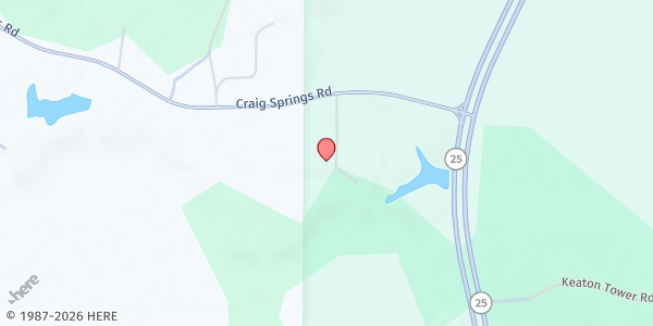 Map showing Giving Hands Food Pantry at 220 South McKinnon Street, Sturgis, MS