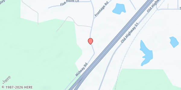 Map showing Newman Services Foundation at 20647 Midway Rd, Terry, MS