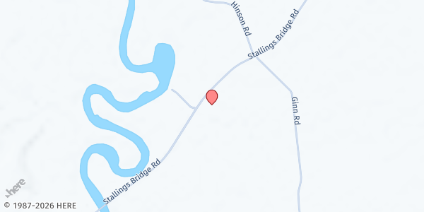 Map showing Walthall County Food Pantry at 326 Stallings Bridge Rd., Tylertown, MS