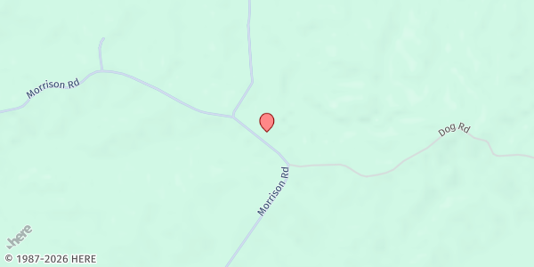 Map showing St John M.B. Church FP at 5456 Morrison Rd, Utica, MS