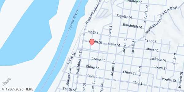 Map showing We Care Community Services - Vicksburg at 909 Walnut St, Vicksburg, MS