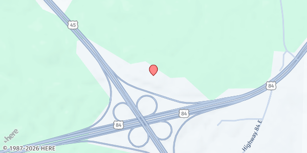 Map showing New Vision Outreach Ministry at 7600 Hwy 84 East, Waynesboro, MS