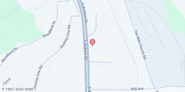 Map showing New Beginning Ministries of Stone County at 1580 Industrial Pk Rd, Wiggins, MS