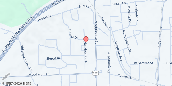 Map showing Carroll-Montgomery Bap. Assn. at 420 Tyler Holmes Dr., Winona, MS