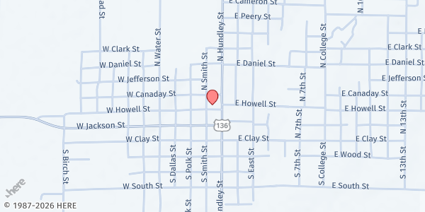Map showing Alliance at 302 North Smith Street, Albany, MO