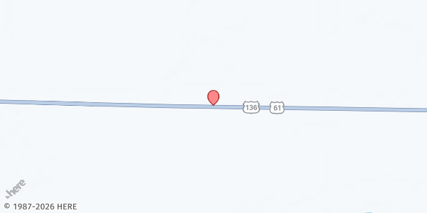 Map showing Running Fox Elementary at 27192 US Hwy 61, Alexandria, MO