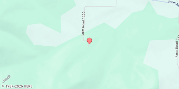 Map showing Harvest Food Pantry at 21172 Lawrence 1200, Aurora, MO