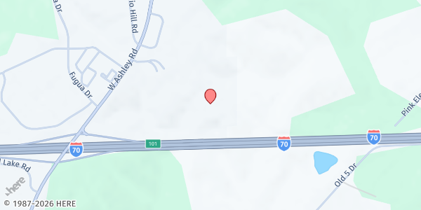 Map showing Hannah Cole Primary at 1700 W. Ashley Rd, Boonville, MO