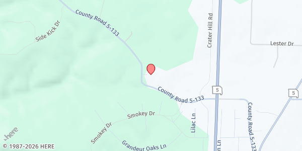 Map showing Camden County Mobile Food Pantry - Food Distribution Center at 20 Show Me Ln, Camdenton, MO