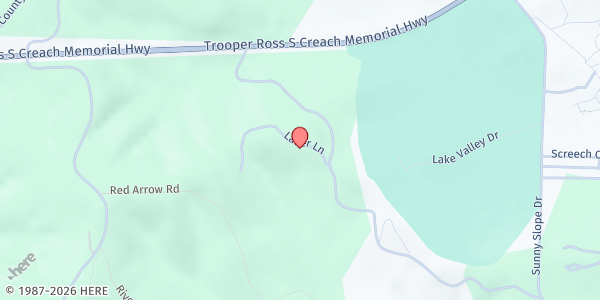 Map showing Camdenton High School at 88 Laker Drive, Camdenton, MO
