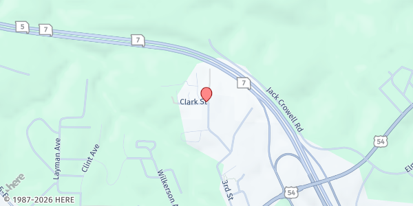 Map showing Hawthorn Elementary (grades 3-4) at 149 Minor Street, Camdenton, MO