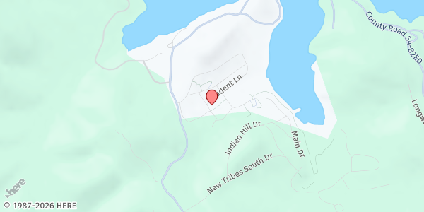 Map showing Oak Ridge Intermediate at 119 Service Road, Camdenton, MO