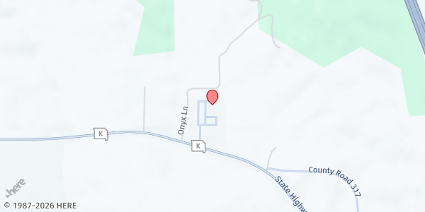 Map showing ROCK OF CAPE at 4250 State Highway K, Cape Girardeau, MO