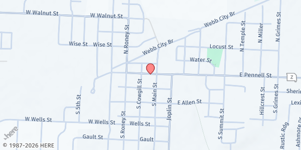 Map showing Community Support Services - Carl Junction at Carl Junction, Carl Junction, MO