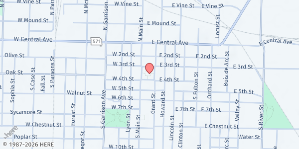 Map showing Sunshine Children's Home, Inc. at Carthage, Carthage, MO