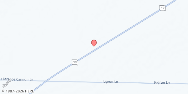 Map showing Ralls County Elementary at 21622 Hwy 19, Center, MO