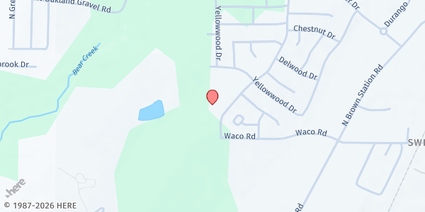 Map showing Alpha Hart Elementary at 5801 Arbor Pointe Parkway, Columbia, MO