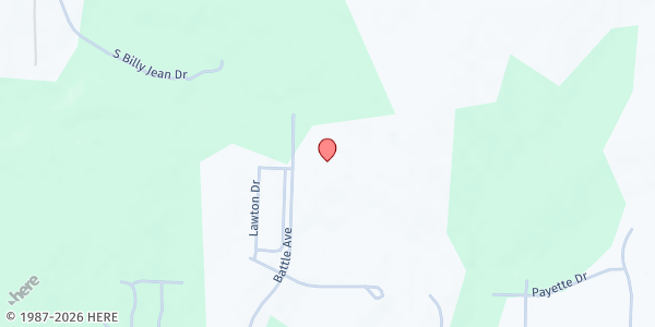 Map showing Battle Elementary at 2600 Battle Ave, Columbia, MO