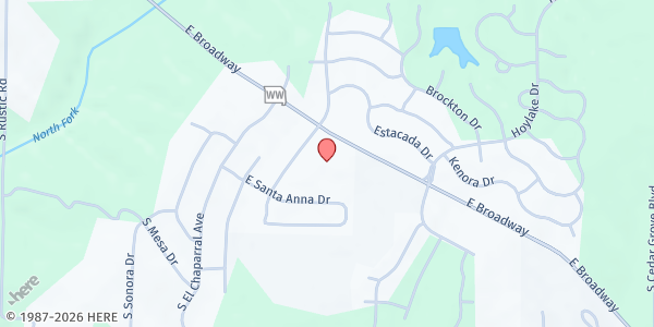 Map showing Roseta Learning Center at 1100 South Roseta Ave, Columbia, MO