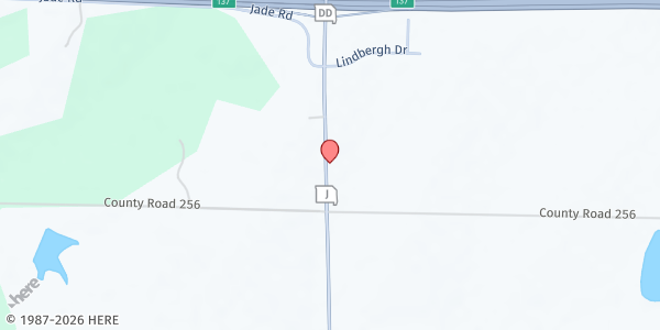 Map showing Two Mile Prairie Elementary at 5450 N Hwy Z, Columbia, MO