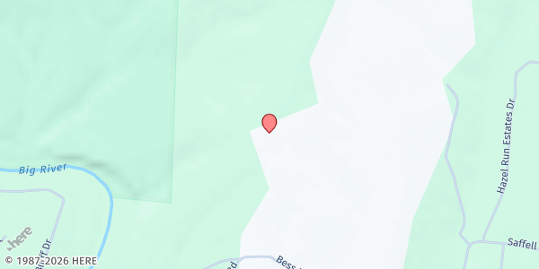 Map showing SEMO Family Violence Center at Confidential, Confidential, MO