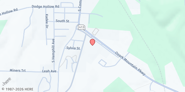 Map showing Boys & Girls Club of the Ozarks-Crane at 209 Pirate Lane, Crane, MO