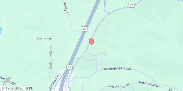 Map showing Emmanuel Baptist Church - Food Pantry at 13270 State Rd. CC, De Soto, MO