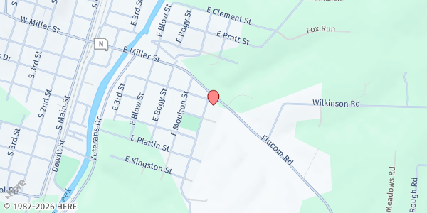 Map showing Desoto Food Pantry at 705 East Stone, Desoto, MO