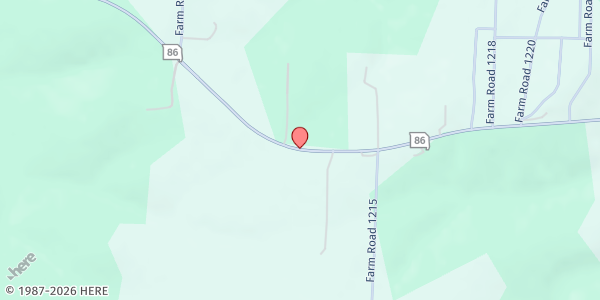 Map showing Helping Hands Community Food Pantry at 32685 State Hwy 86, Eagle Rock, MO