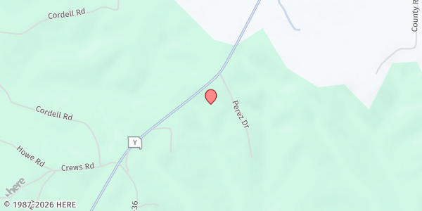 Map showing Visions Unlimited Food Pantry at 476 Hwy. Y, Eldon, MO