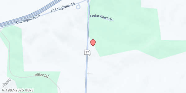 Map showing Cole R-V Elementary at 14803 Hwy 17, Eugene, MO