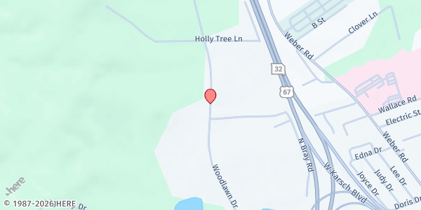 Map showing Farmington Ministerial Alliance at 765 Weber Rd, Farmington, MO