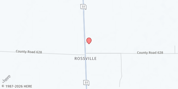 Map showing LIFELINE CHURCH PANTRY at 5272 Hwy 51, Fisk, MO