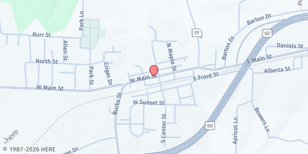 Map showing Safe Haven Now - Fordland at 138 W Main St, Fordland, MO