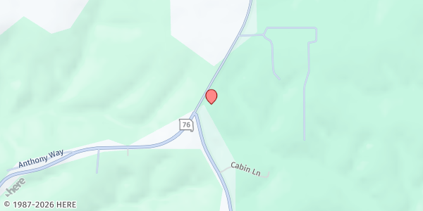 Map showing CAM-Forsyth at 10726 E Hwy 76, Forsyth, MO