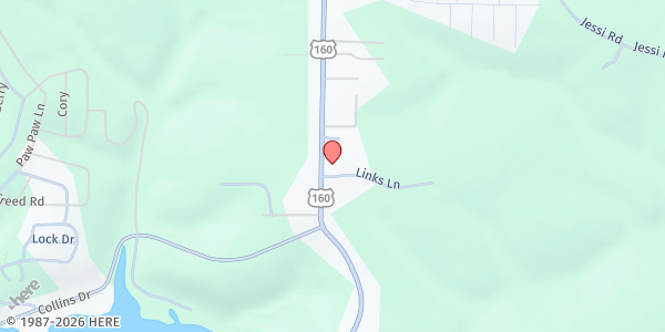 Map showing SeniorAge - Forsyth Senior Center at 13879 U.S. 160, Forsyth, MO