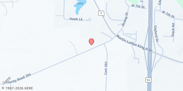 Map showing Serve, Inc. at 4901 County Road 304, Fulton, MO