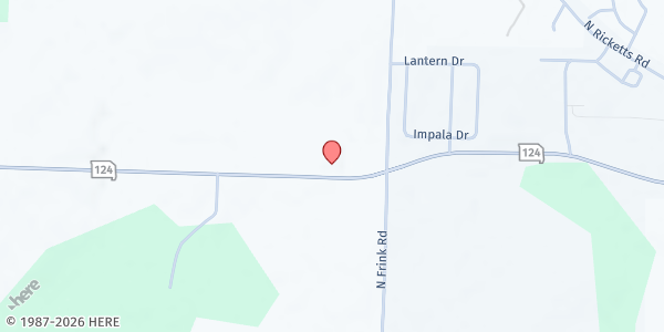 Map showing Church of Christ - Hallsville at 5855 MO-124, Hallsville, MO