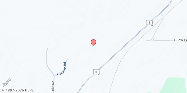 Map showing Rocky Fork Fellowship at 12095 Rte B, Hallsville, MO