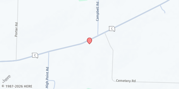 Map showing High Point Elementary at 60909 Highway C, High Point, MO