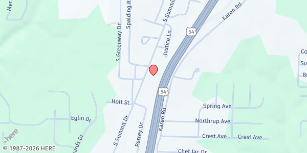 Map showing North Elementary at 285 South Summit Drive, Holts Summit, MO