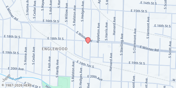 Map showing Project Suppertime - Northern Boulevard Location at 1800 S. Northern Blvd., Independence, MO