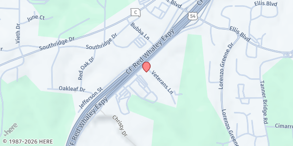 Map showing Aging Best - Jefferson City at 2027 Christy Drive, Jefferson City, MO