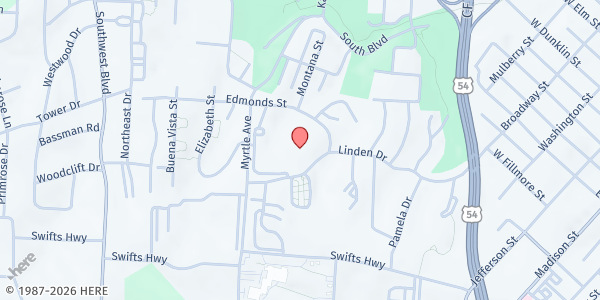 Map showing Catholic Charities of Central and Northern Missouri at 1015 Edmonds St, Jefferson City, MO