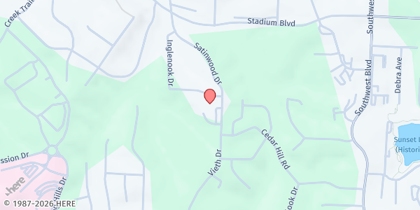 Map showing Cedar Hill Elementary at 1510 Vieth Drive, Jefferson City, MO