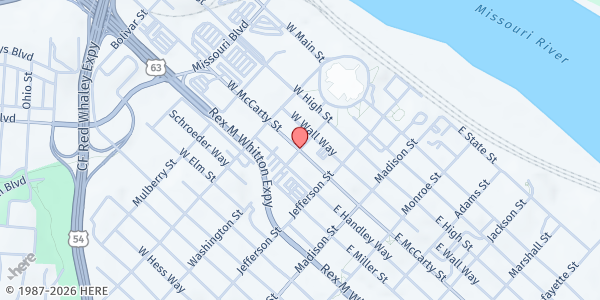 Map showing HALO - Jefferson City at , Jefferson City, MO