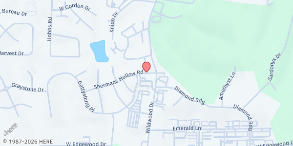 Map showing Healing House at Jefferson City, Jefferson City, MO