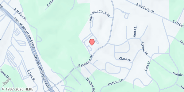 Map showing Lewis & Clark Middle School at 325 Lewis & Clark Drive, Jefferson City, MO