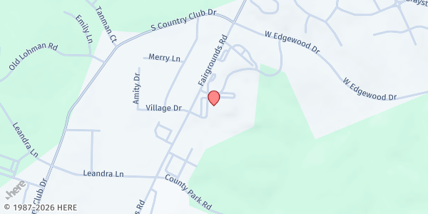 Map showing Thomas Jefferson Middle at 1201 Fairgrounds Rd, Jefferson City, MO